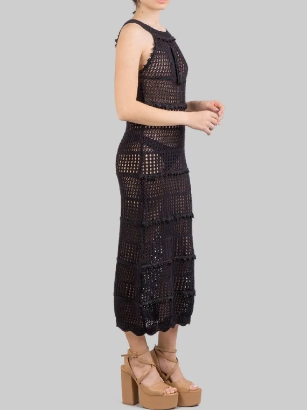 ABITO DA MARE TRAFORATO CON DETTAGLI IN LUREX | PHO FIRENZE Sale