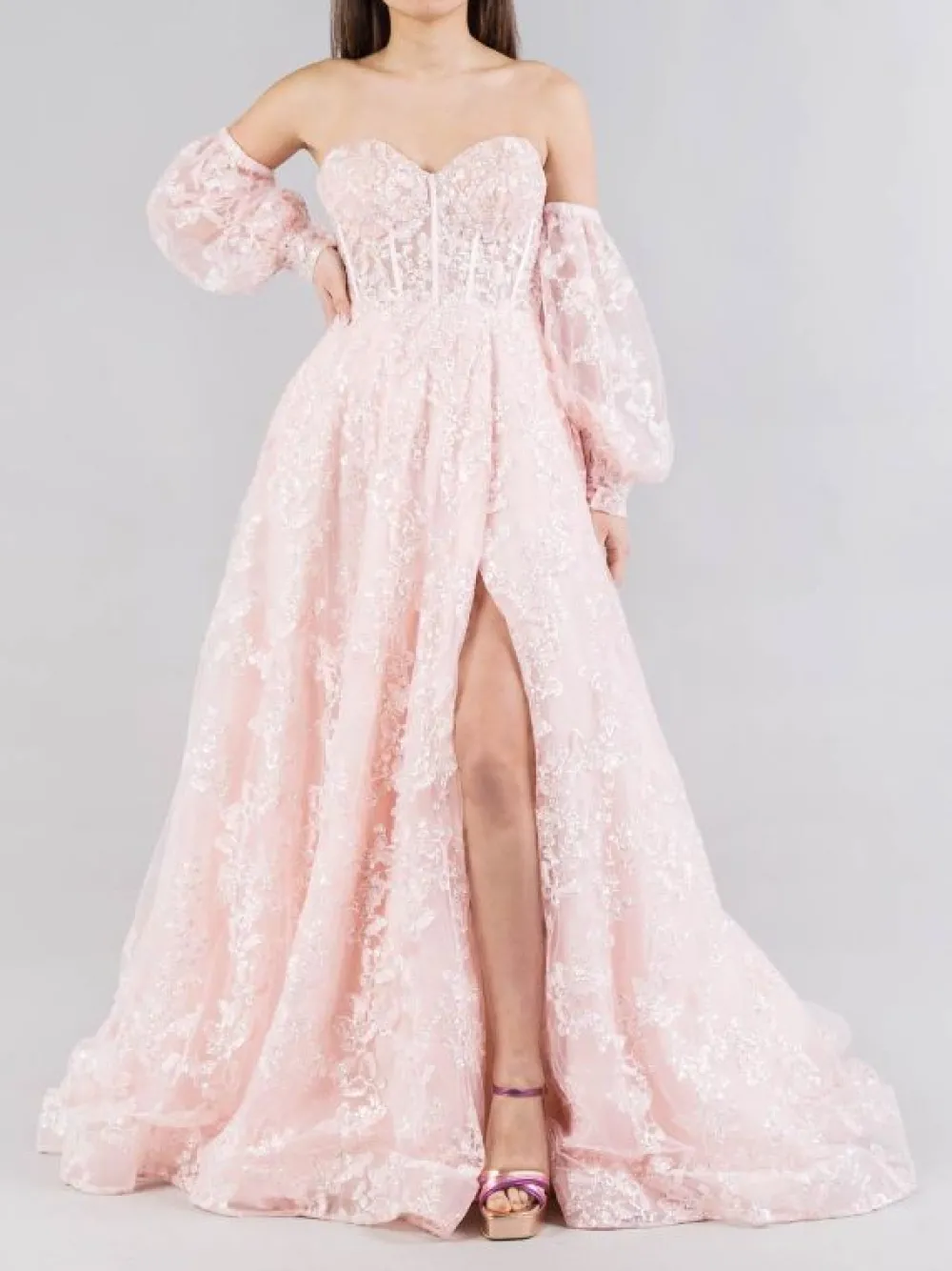 ABITO DA SERA IN TULLE RICAMATO | SHERRI HILL Online