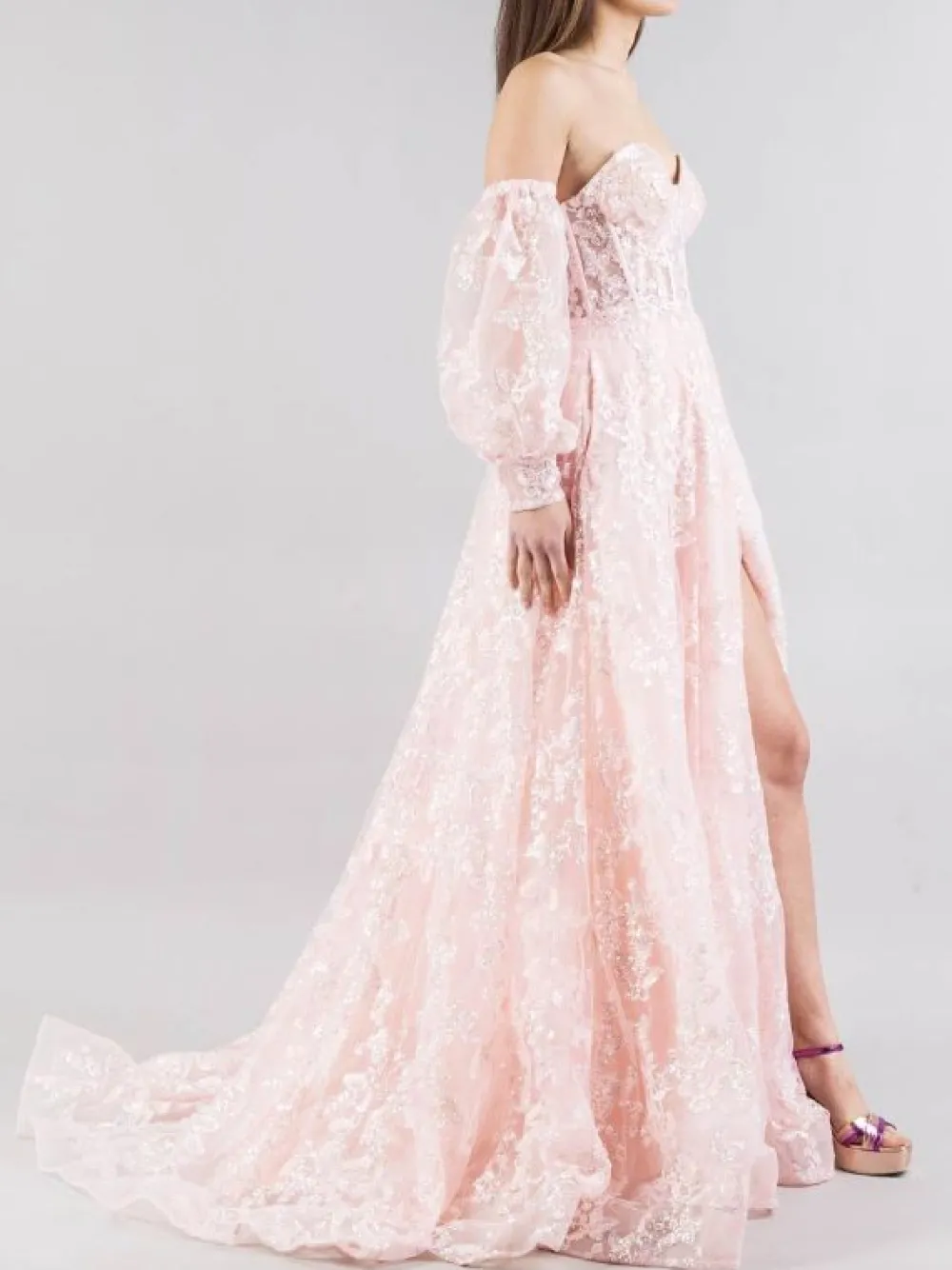 ABITO DA SERA IN TULLE RICAMATO | SHERRI HILL Online