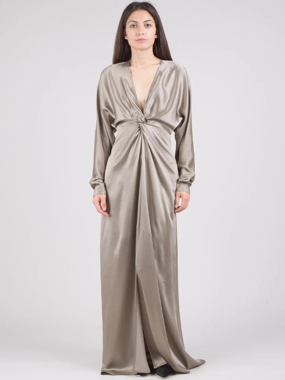 Abito lungo in raso | ANTONELLI FIRENZE Hot