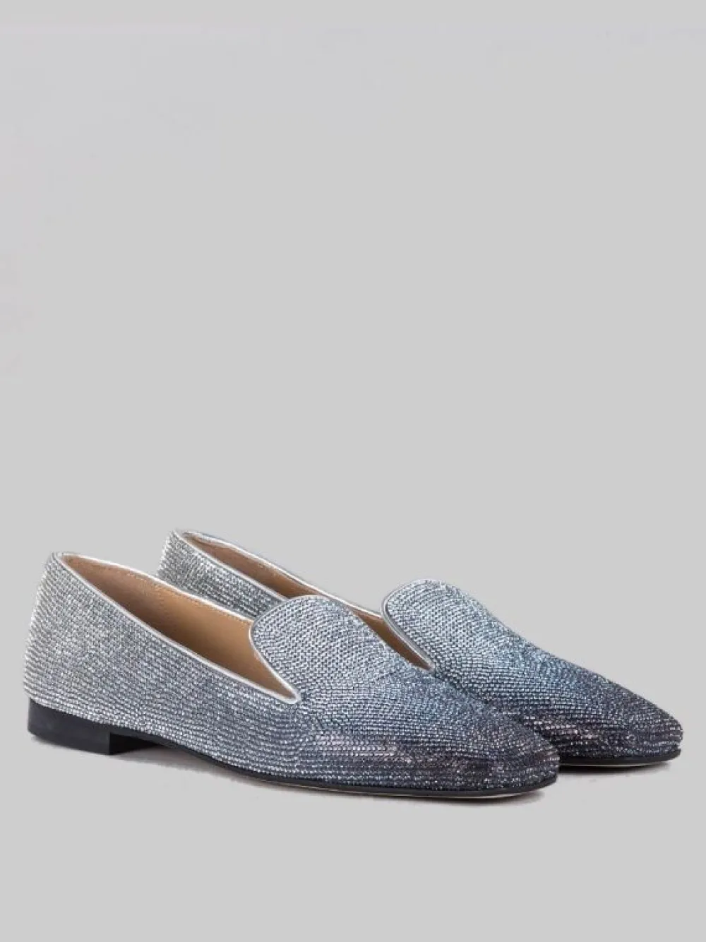 BALLERINE IN PELLE RICOPERTE DI STRASS DEGRADÈ | PROSPERINE Sale