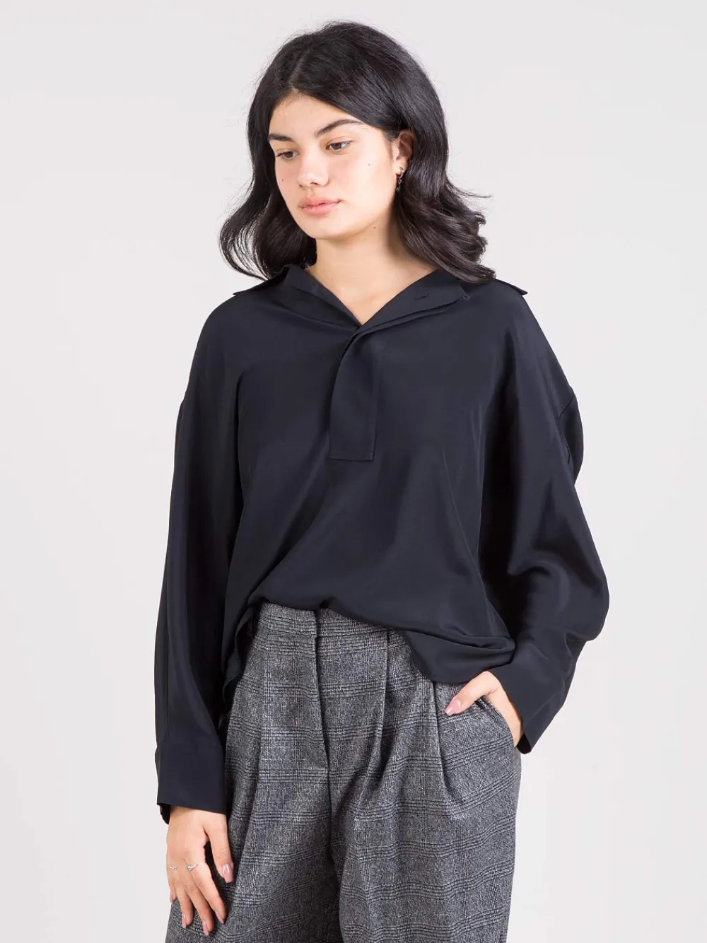 Blusa in seta | MEIMEIJ Sale