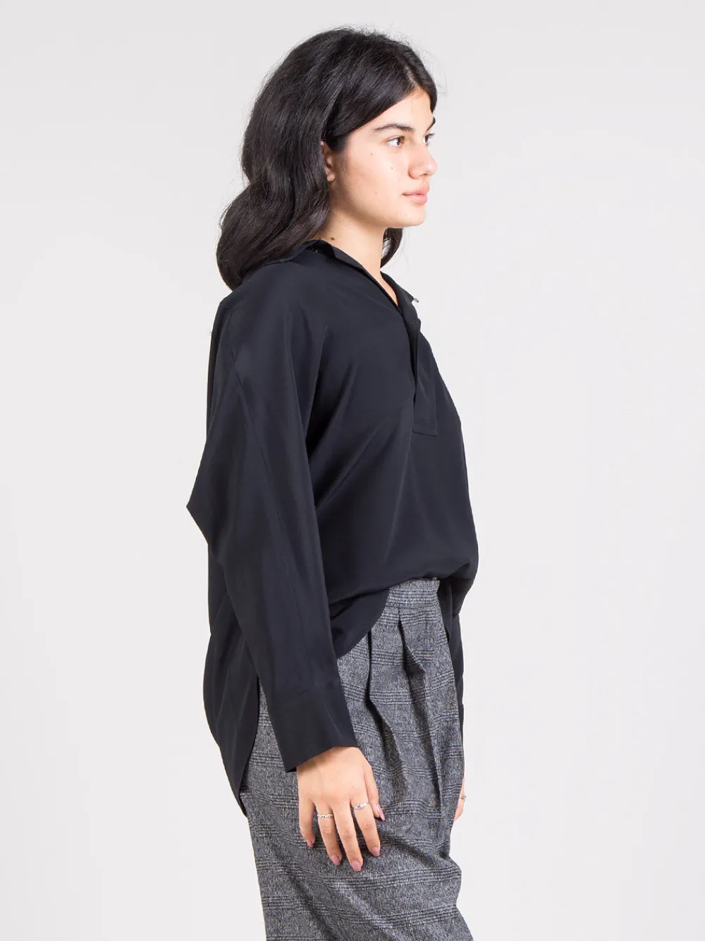 Blusa in seta | MEIMEIJ Sale