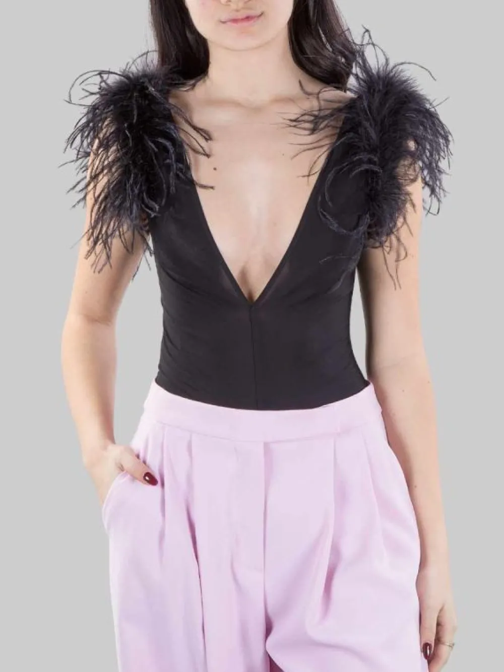 BODY BUTTAFUOCO CON PIUME | PINKO Best
