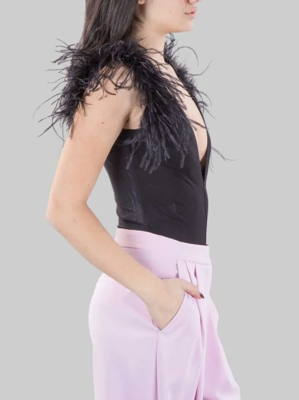 BODY BUTTAFUOCO CON PIUME | PINKO Best