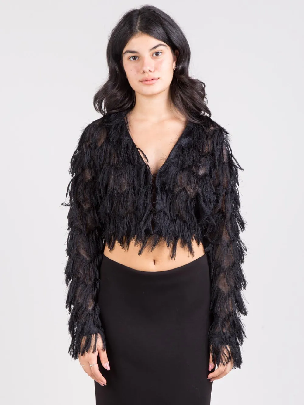 Bolero con frange | MEIMEIJ Outlet