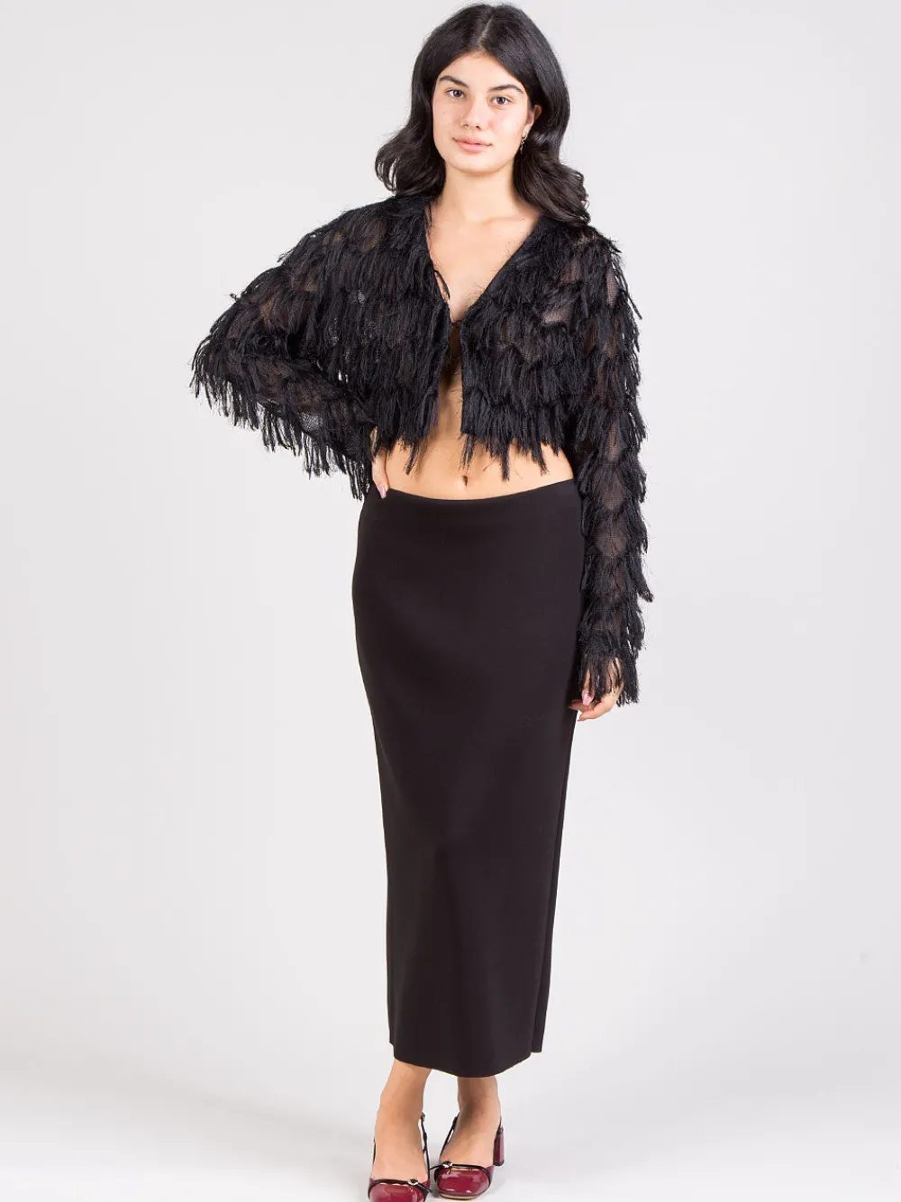 Bolero con frange | MEIMEIJ Outlet
