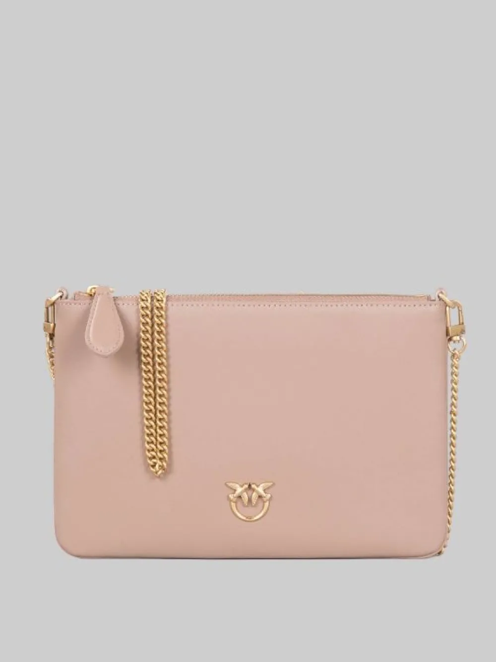 BORSA FLAT A TRACOLLA IN PELLE BISCOTTO | PINKO Online