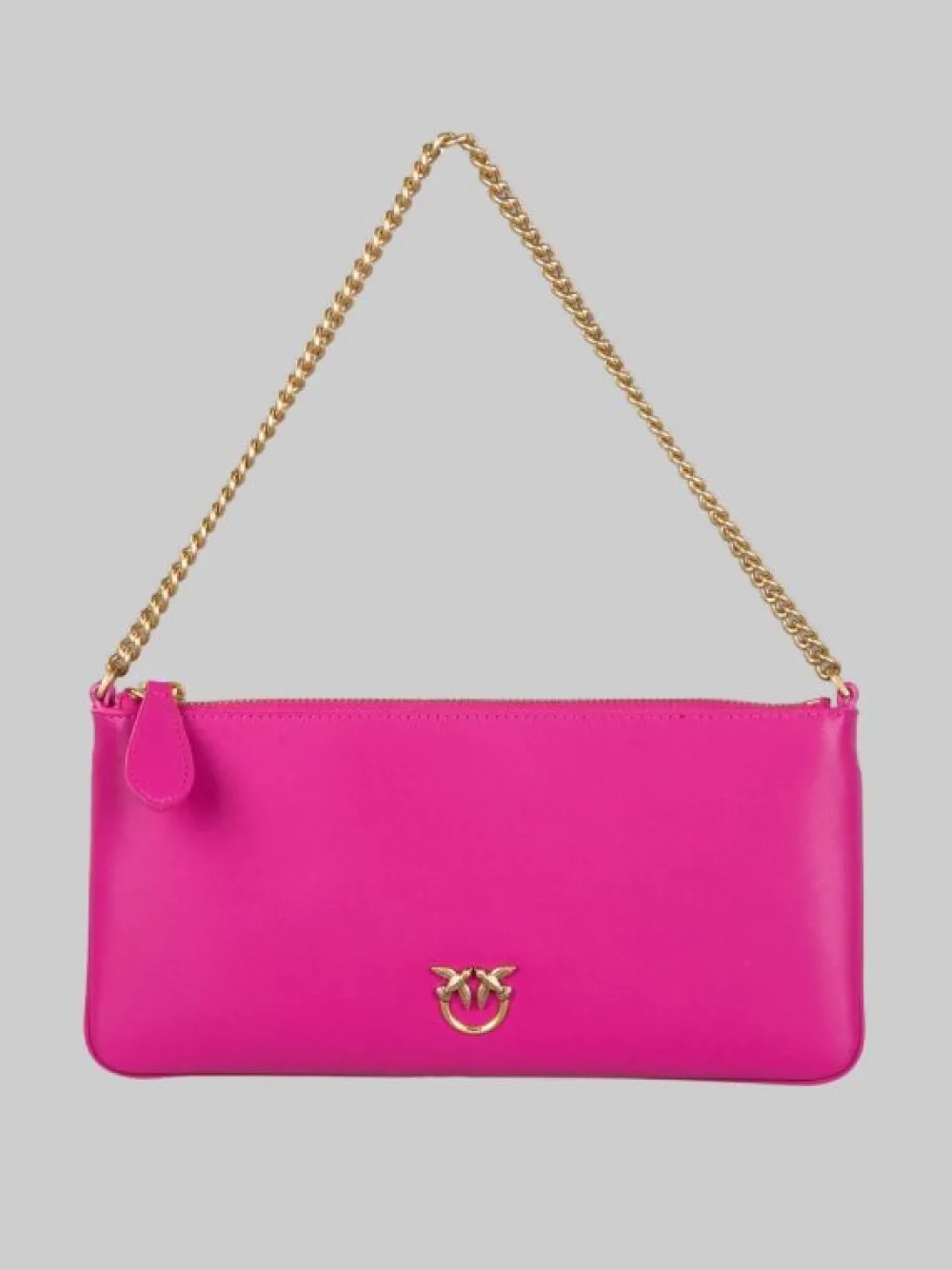 BORSA HORIZONTAL FLAT IN PELLE LISCIA CON TRACOLLINA | PINKO Fashion