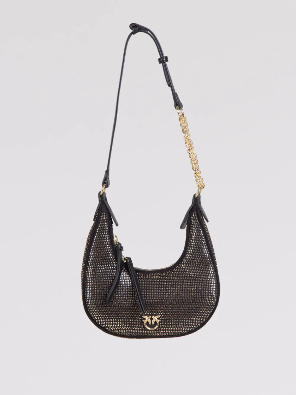 Borsetta hobo strass | PINKO New
