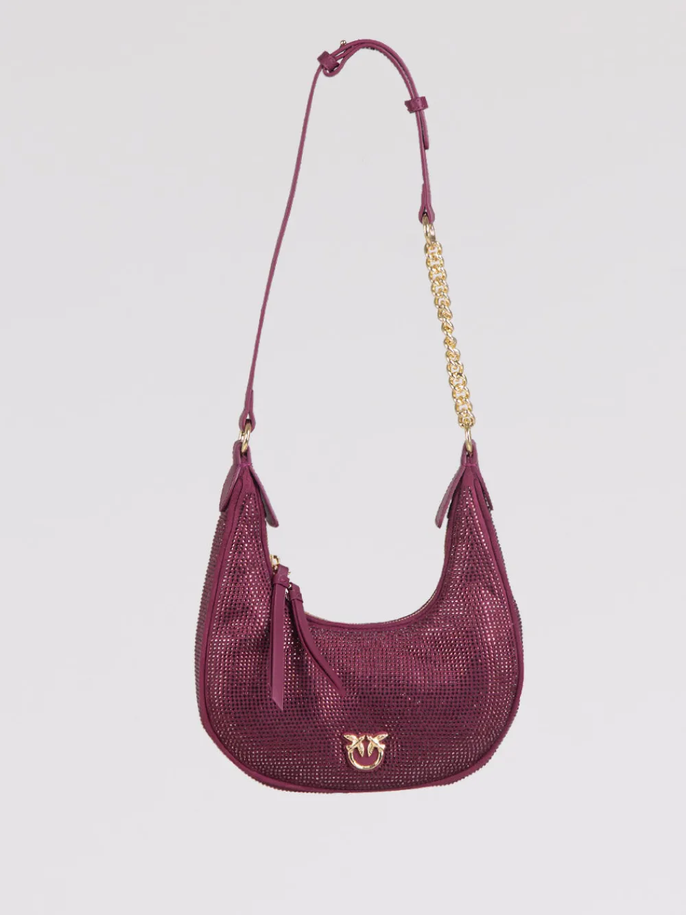 Borsetta hobo strass | PINKO New