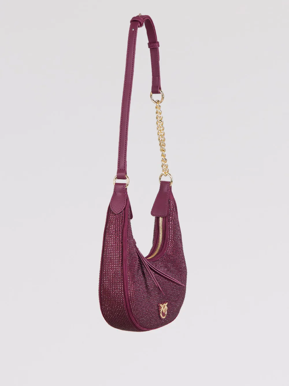 Borsetta hobo strass | PINKO New
