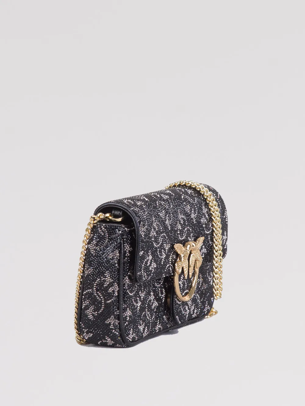 Borsetta monogram strass | PINKO Outlet