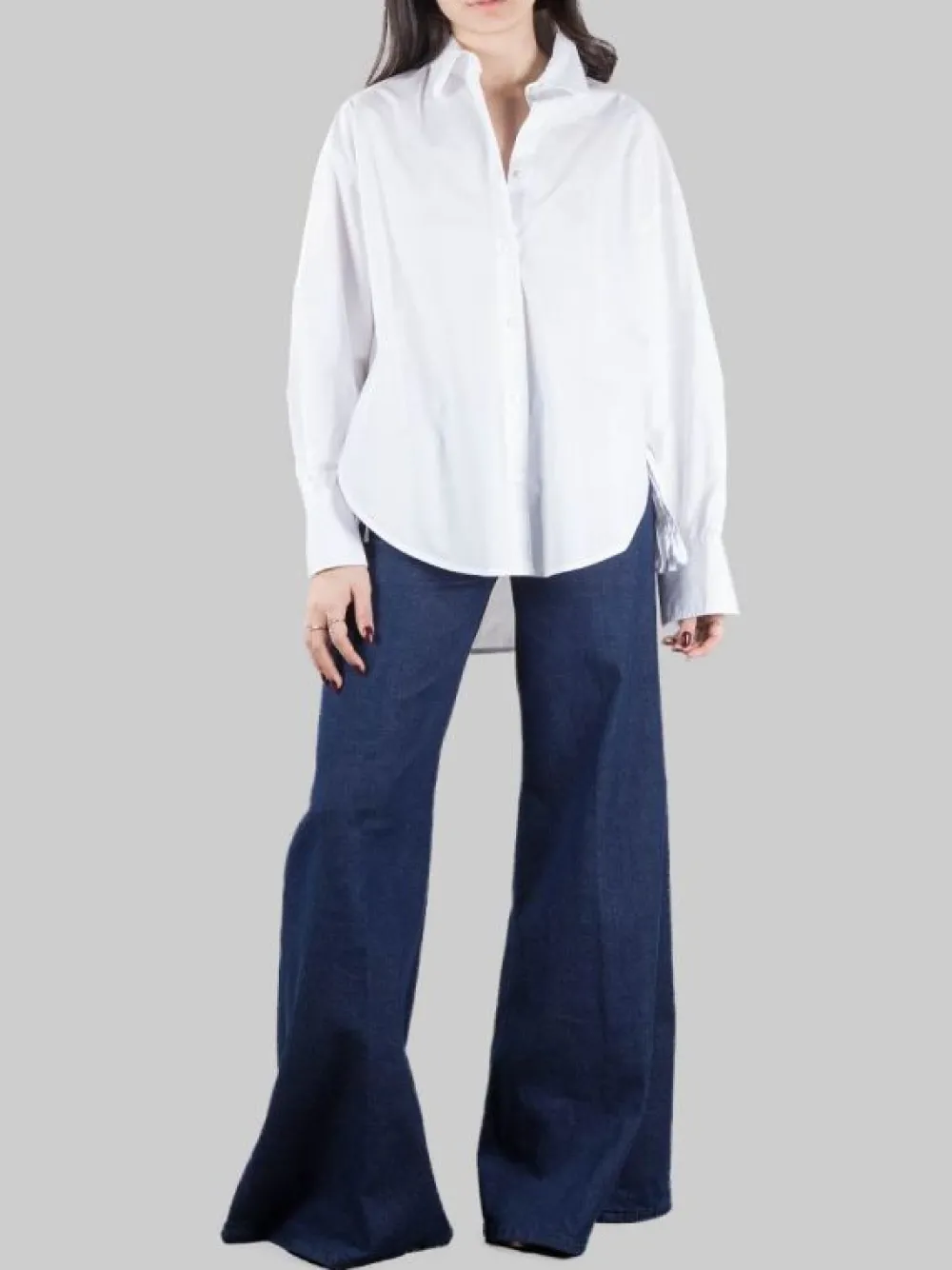 CAMICIA BIANCA OVERSIZE | DONDUP Online