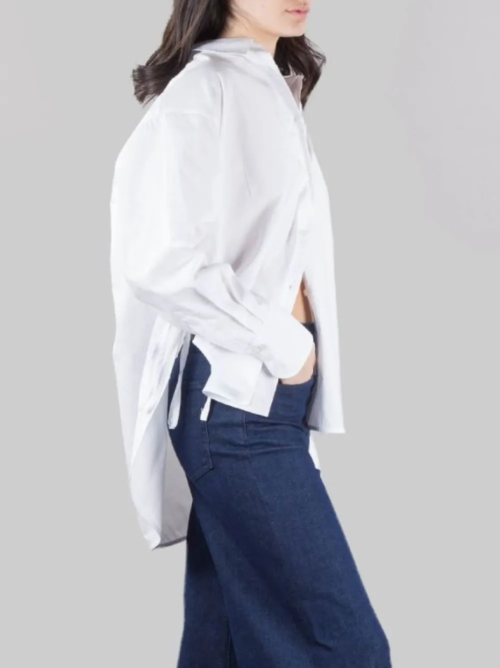 CAMICIA BIANCA OVERSIZE | DONDUP Online
