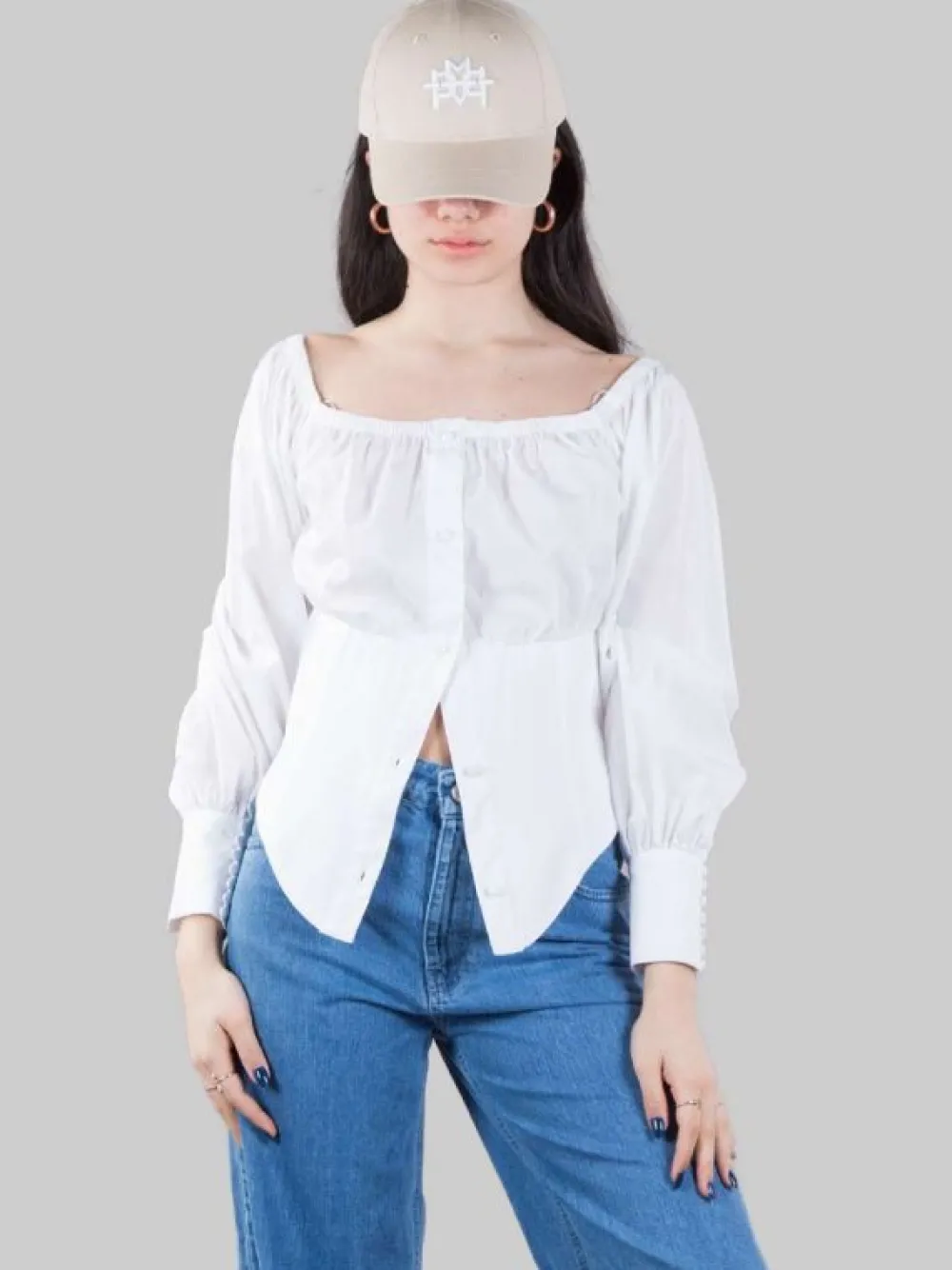 CAMICIA BUSTIER CON SCOLLATURE QUADRATA | MARIA VITTORIA PAOLILLO Hot