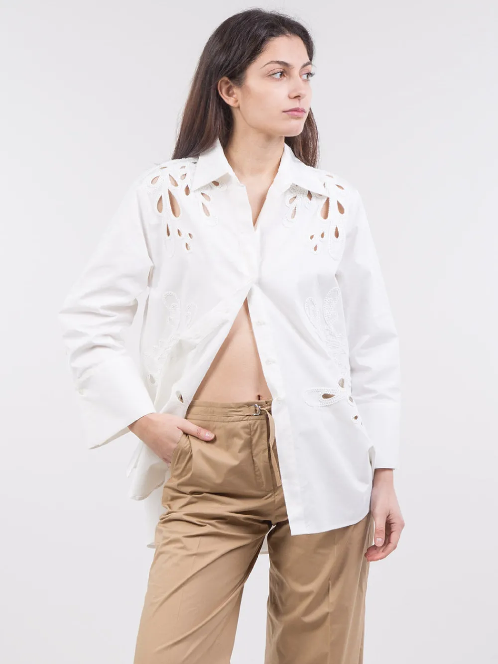 Camicia ricamata | SEVENTY Online