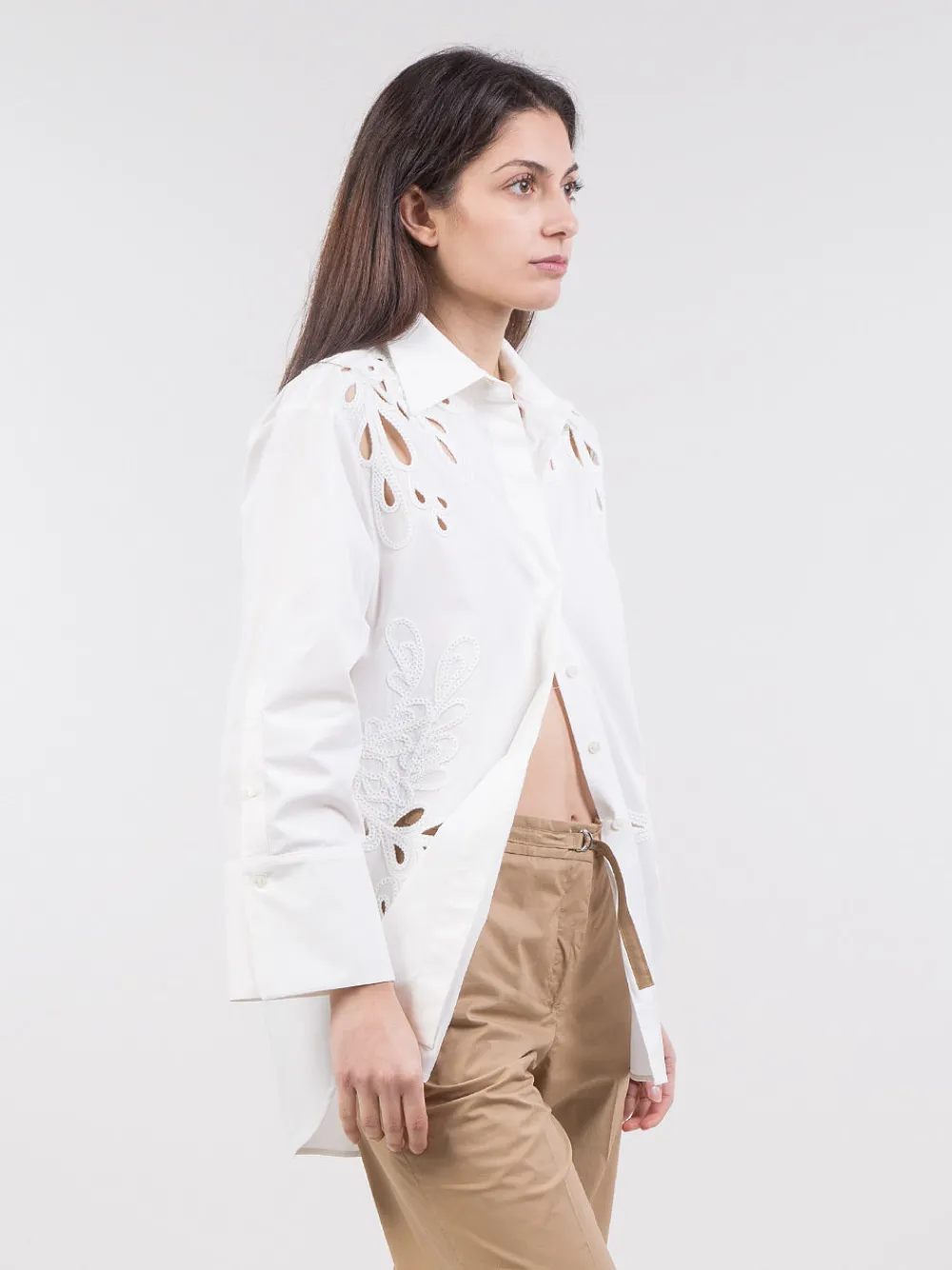 Camicia ricamata | SEVENTY Online
