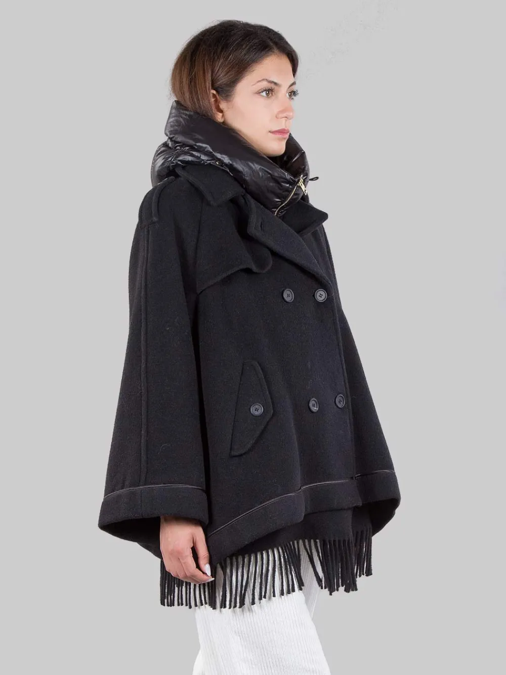 Cappa con frange | VIOLANTI New