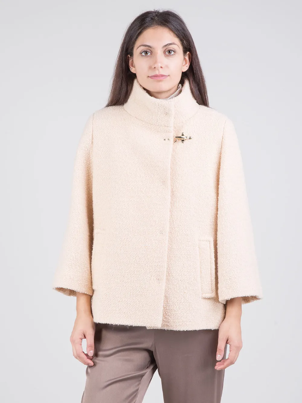 Cappa in lana bouclé | FAY Best