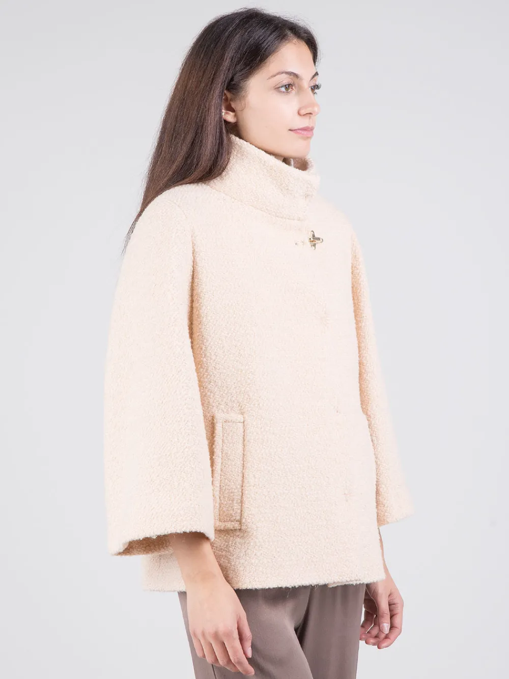 Cappa in lana bouclé | FAY Best