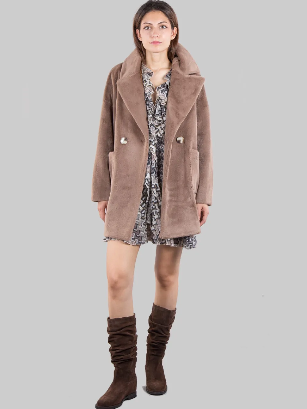 Cappotto in ecopelliccia | BETTA CORRADI Fashion