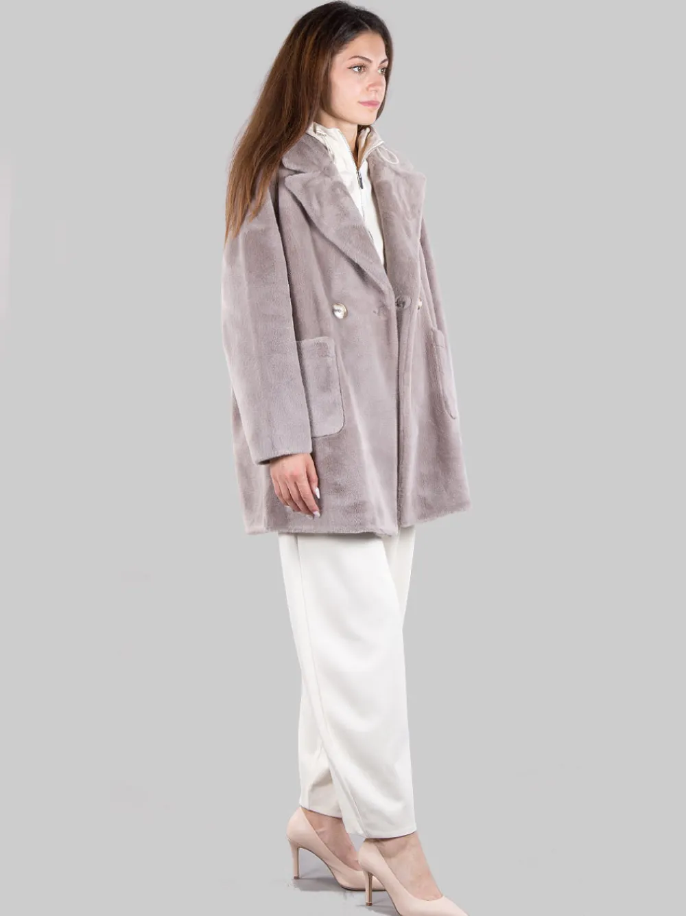 Cappotto in ecopelliccia | BETTA CORRADI Sale
