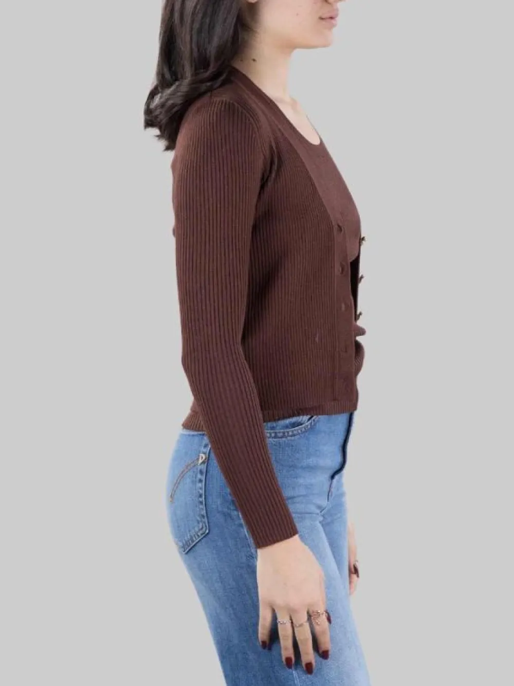 CARDIGAN TILACINO CON LOGO TRASPARENTE | PINKO Sale