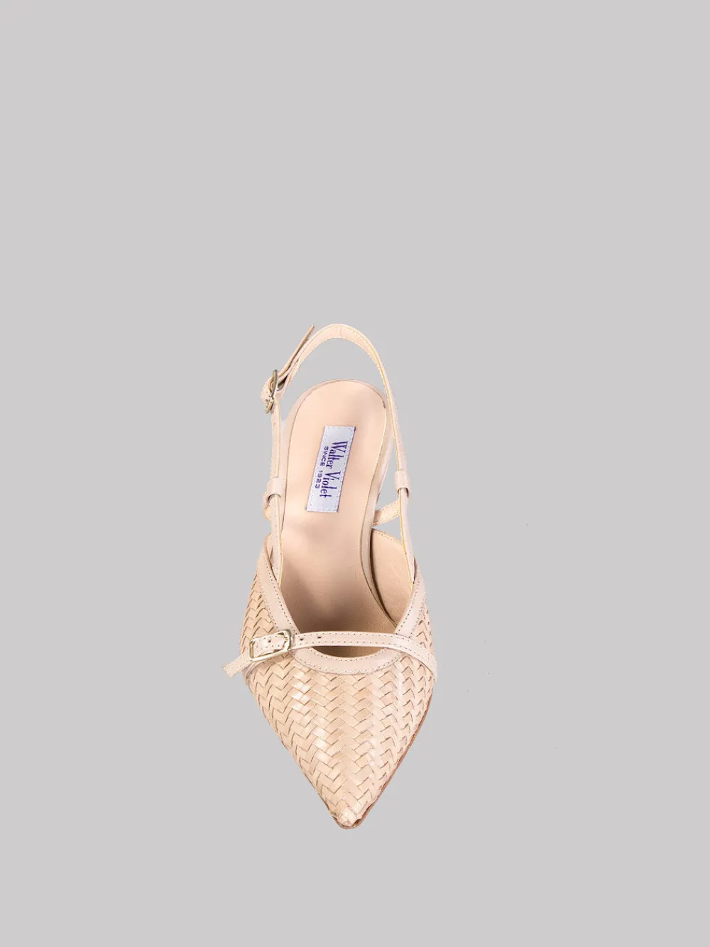 Décolleté in pelle intrecciata | WALTER VIOLET Sale