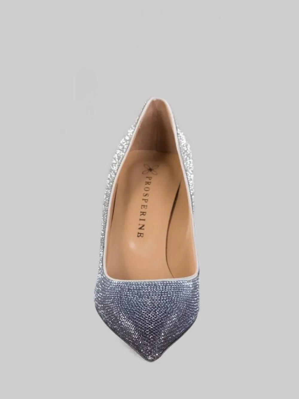 DÉCOLLETÉ IN PELLE RICOPERTA DI STRASS E NERA | PROSPERINE Hot