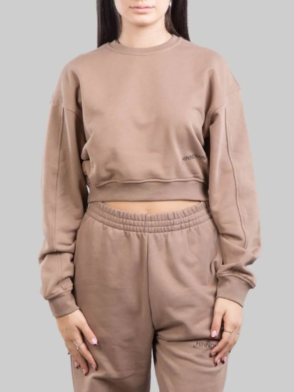 FELPA CORTA GIROCOLLO OVERSIZE | HINNOMINATE New