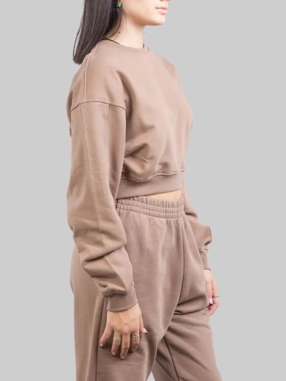 FELPA CORTA GIROCOLLO OVERSIZE | HINNOMINATE New