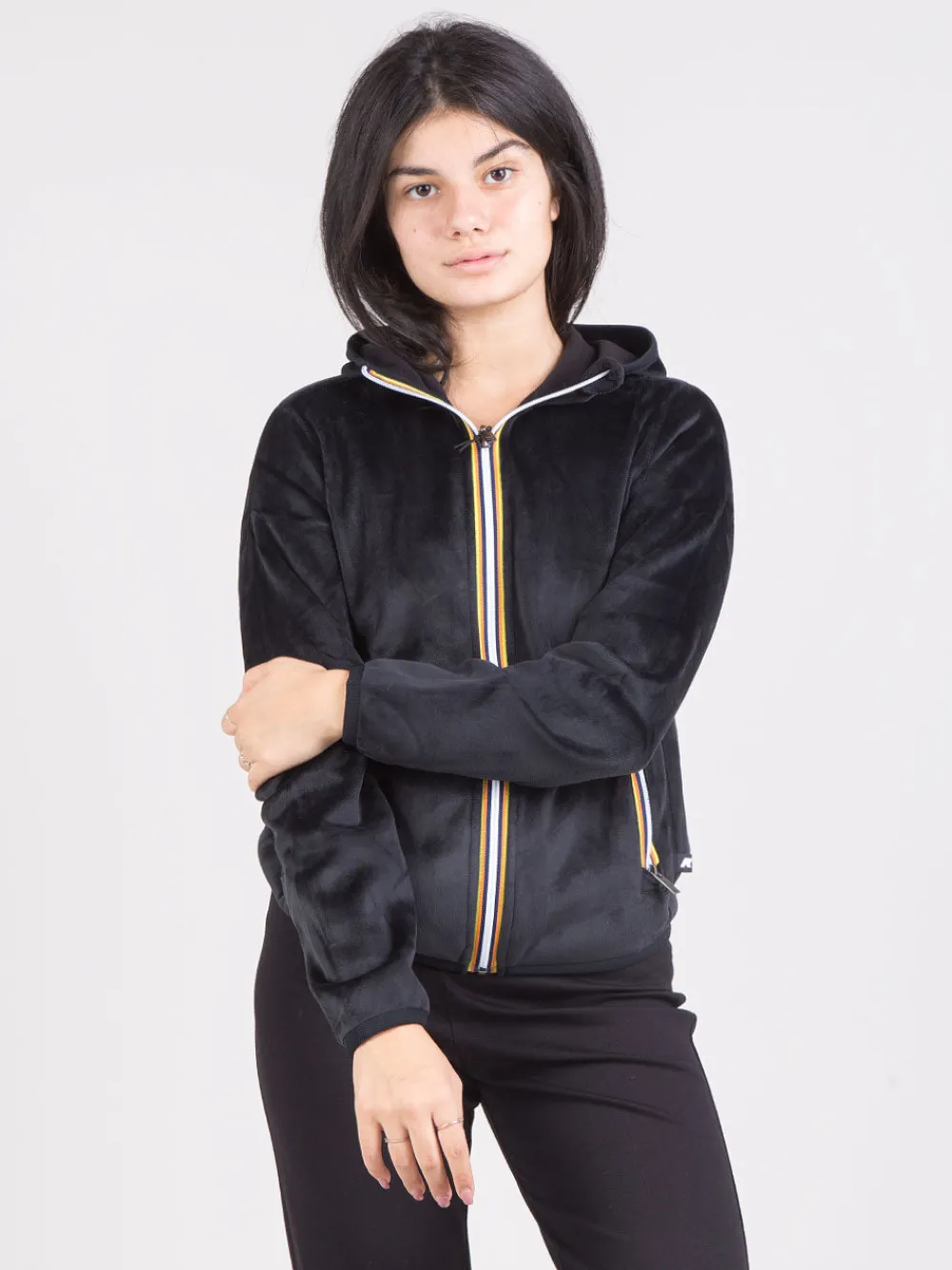Felpa Lily velour | K-WAY Outlet