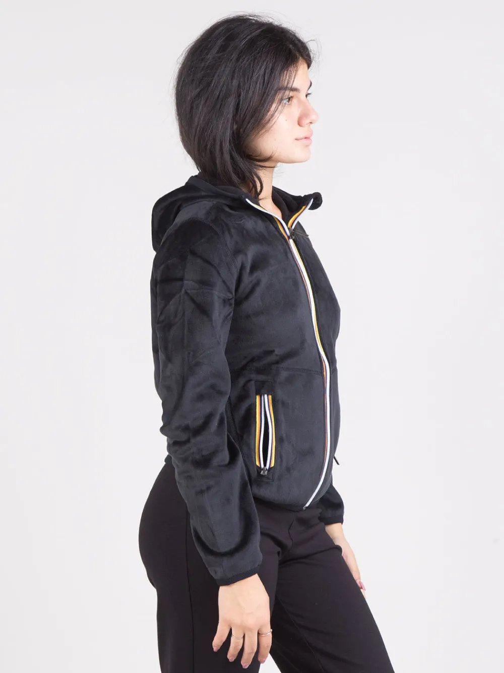 Felpa Lily velour | K-WAY Outlet