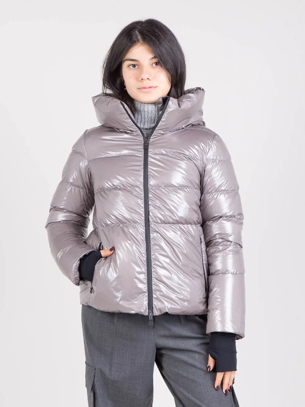 Giacca Laminar con cappuccio | HERNO Fashion