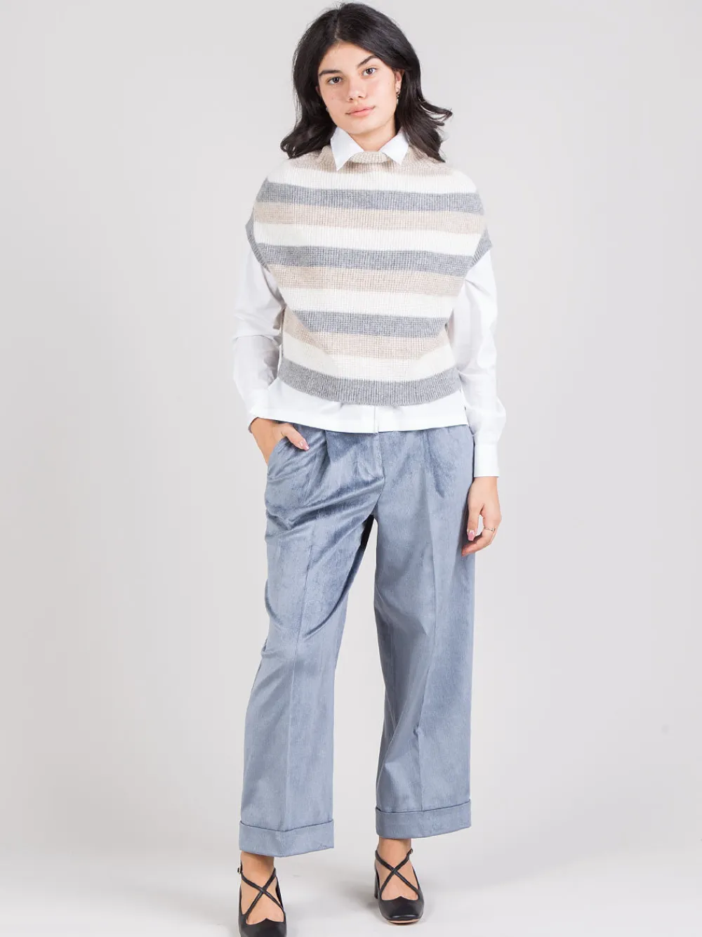 Gilet a righe | PESERICO Discount
