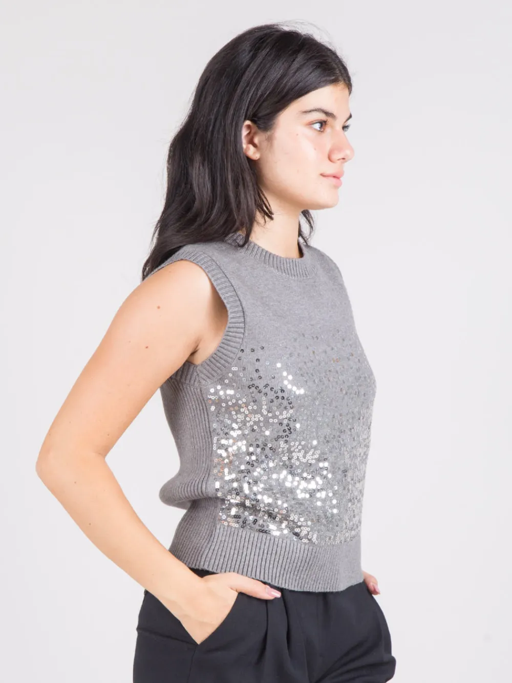 Gilet con paillettes | SEVENTY Discount