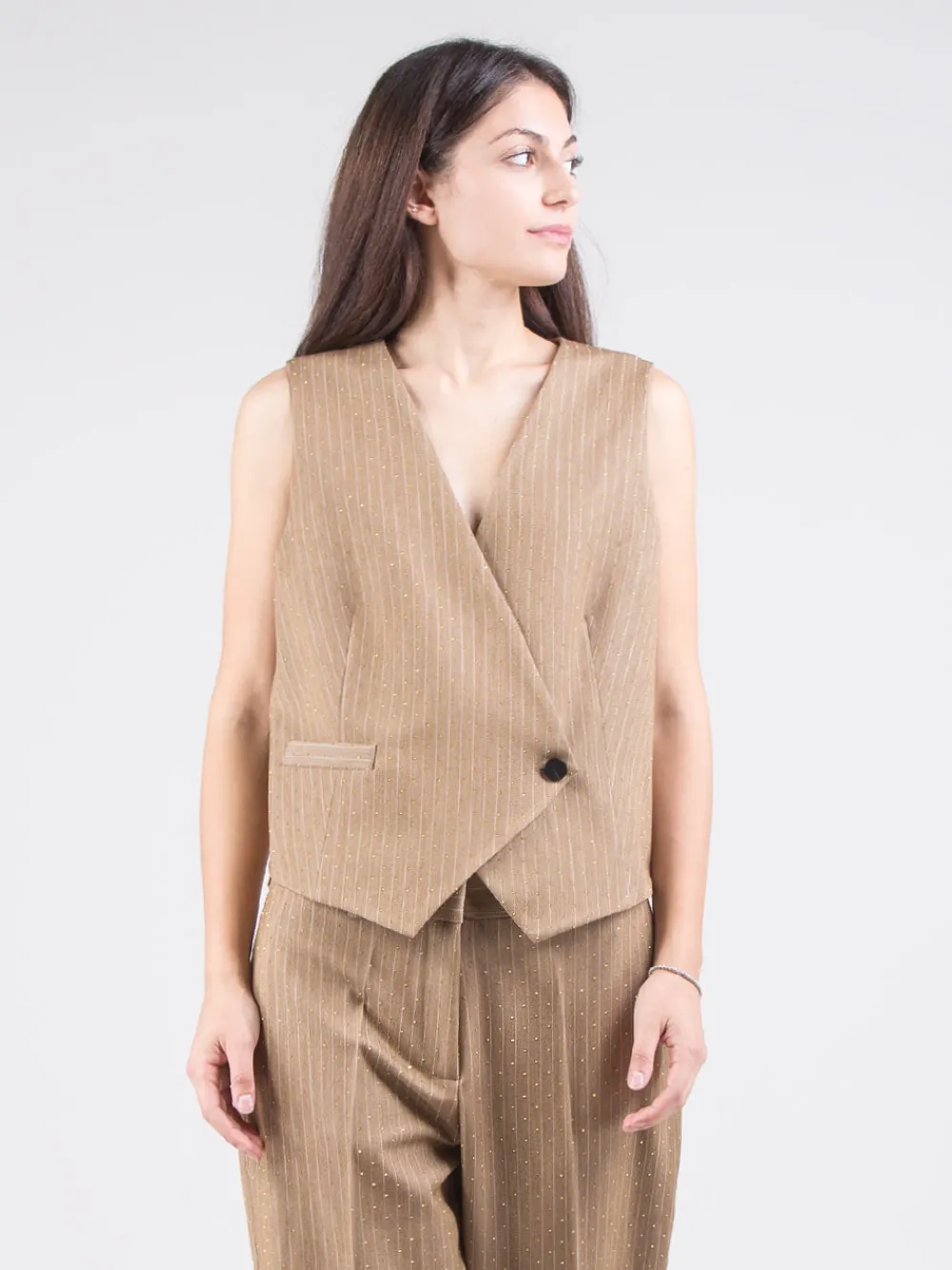 Gilet gessato | RAME Discount