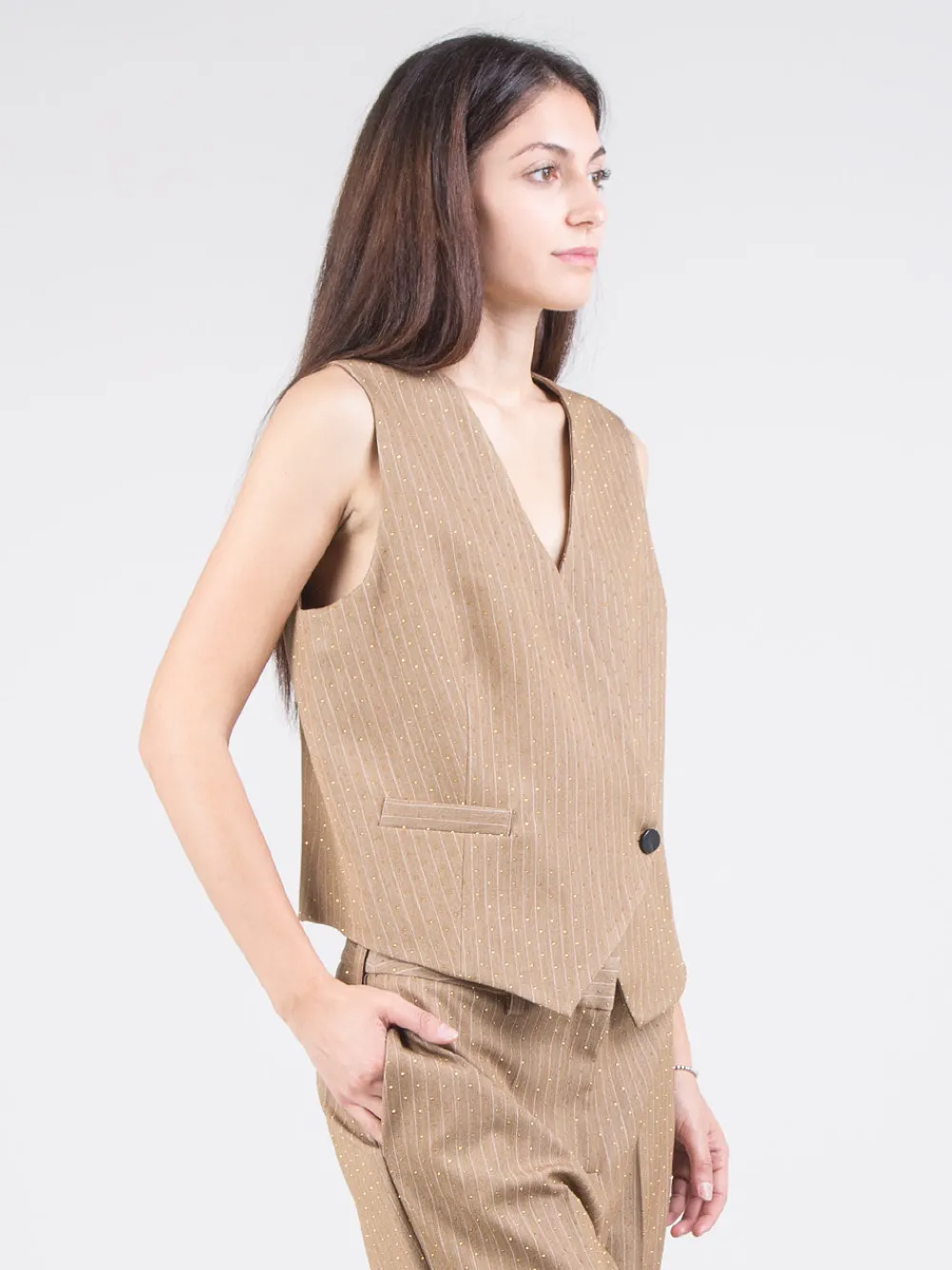 Gilet gessato | RAME Discount