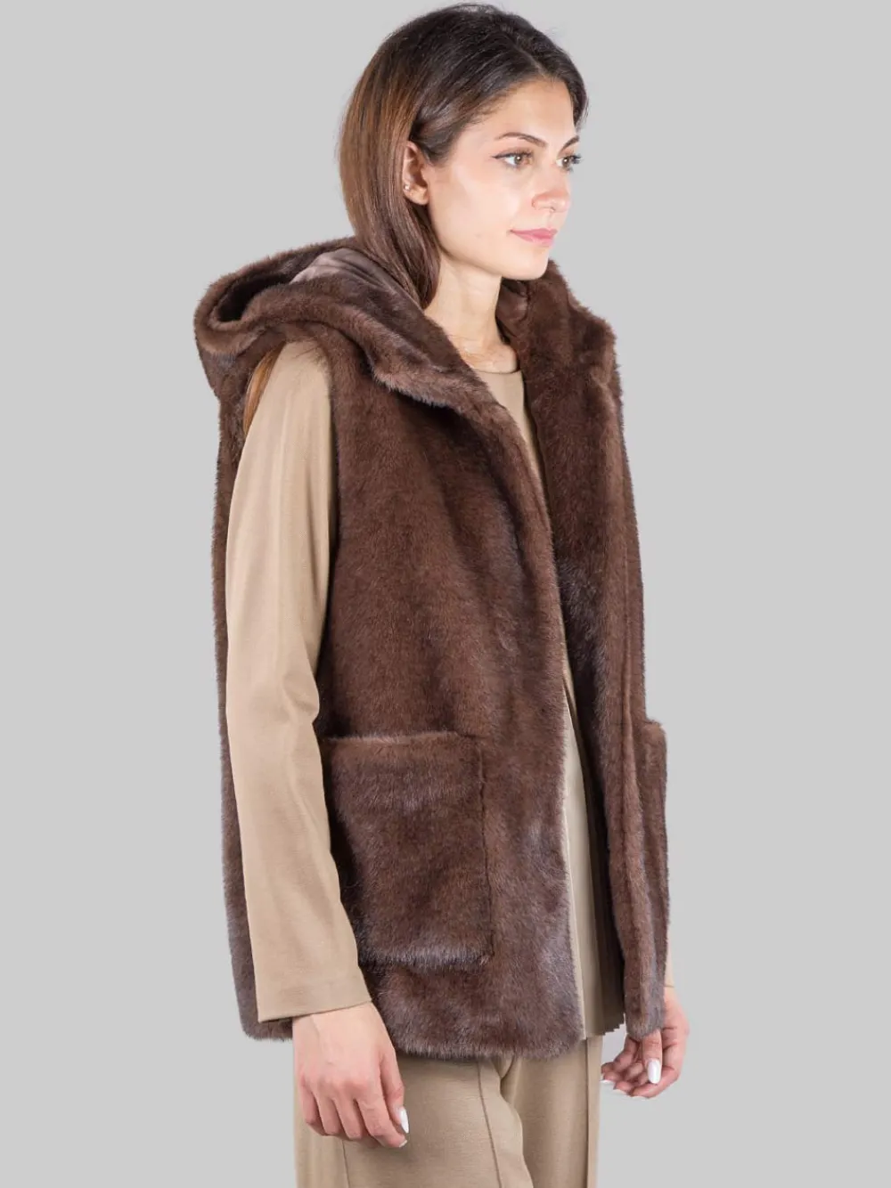 Gilet in ecopelliccia | BETTA CORRADI Clearance