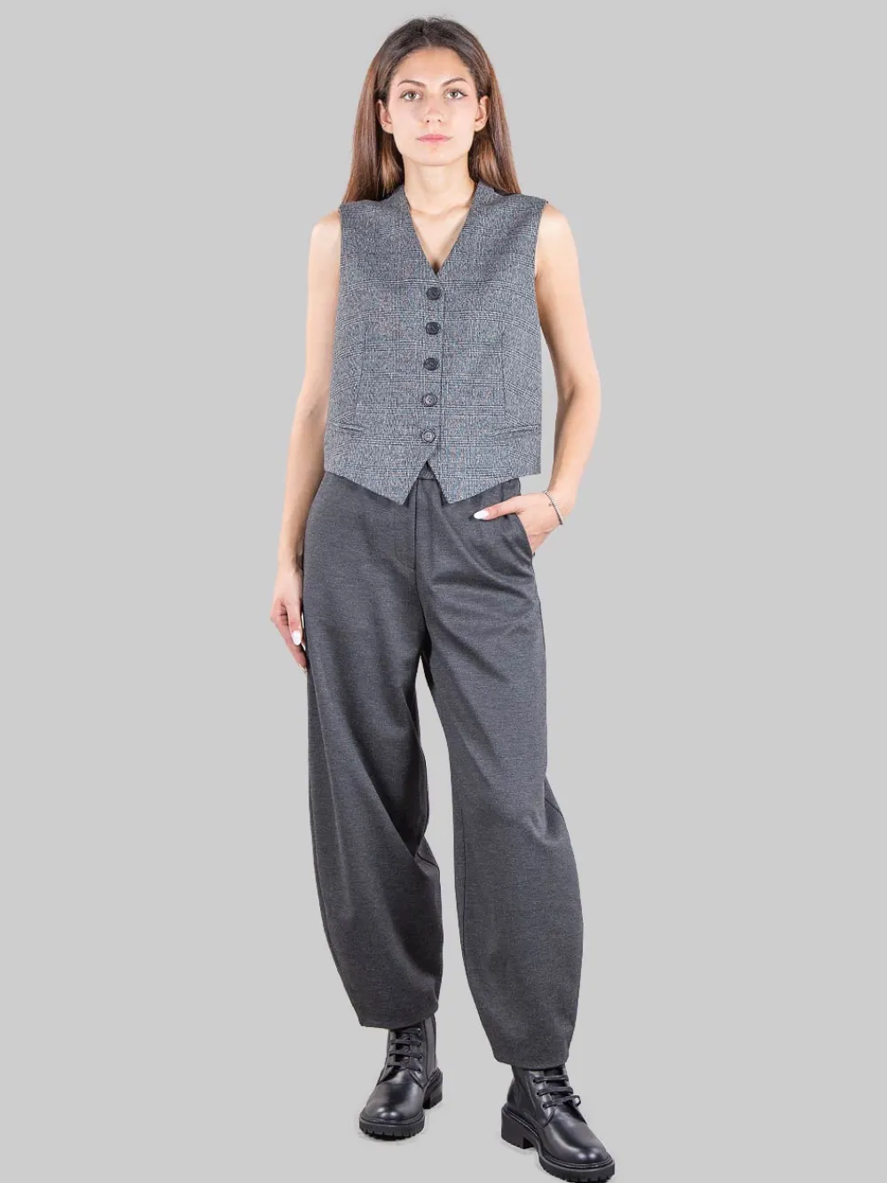 Gilet in principe di galles | MEIMEIJ Sale