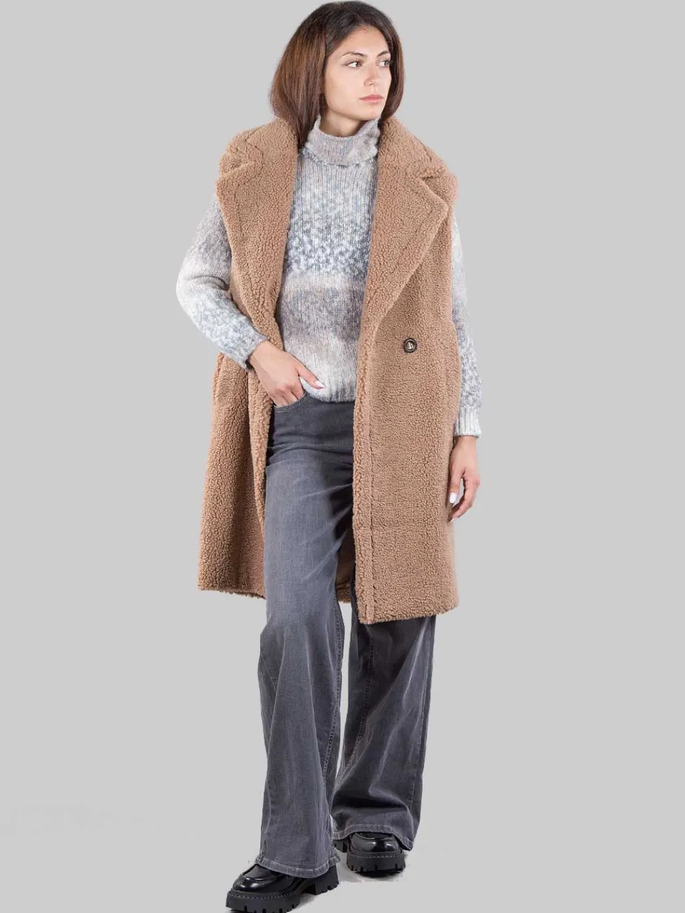 Gilet lungo in ecopelliccia | BETTA CORRADI Fashion