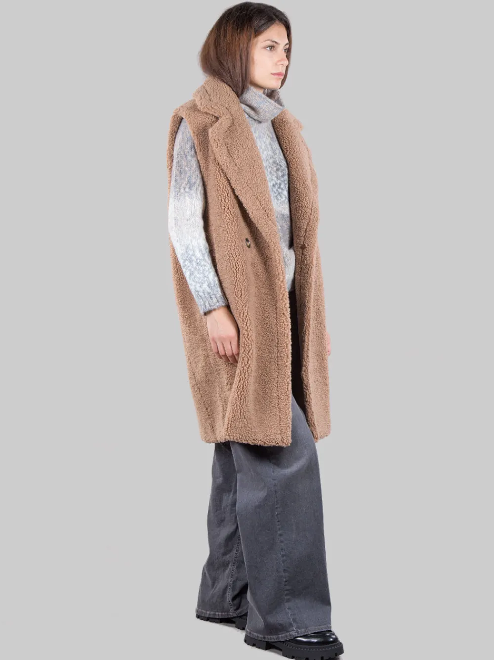 Gilet lungo in ecopelliccia | BETTA CORRADI Fashion