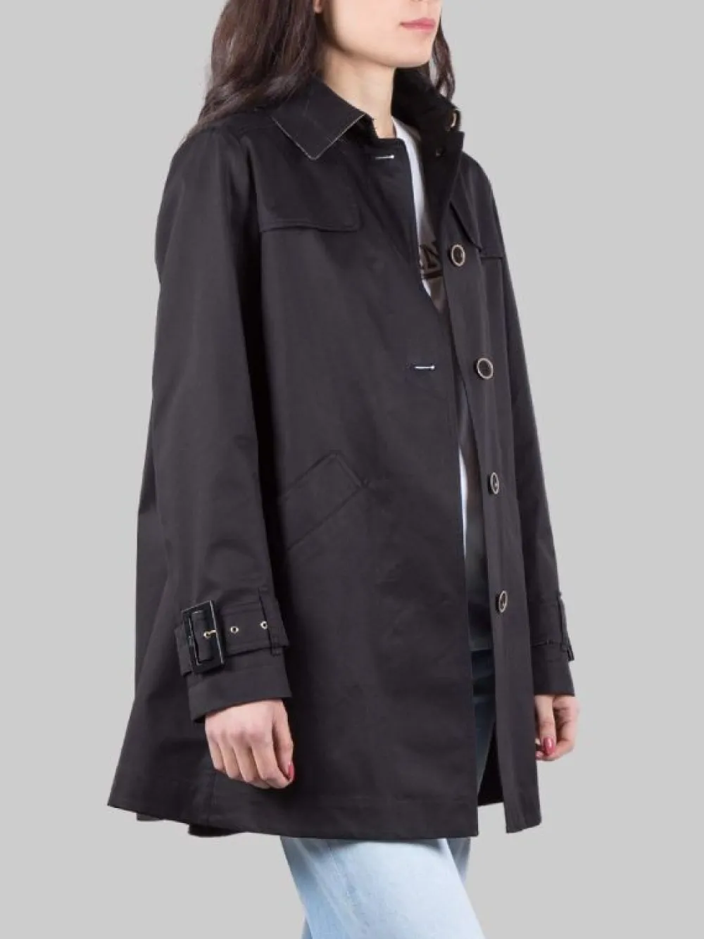 IMPERMEABILE IN COTONE MONOGRAM | HERNO New