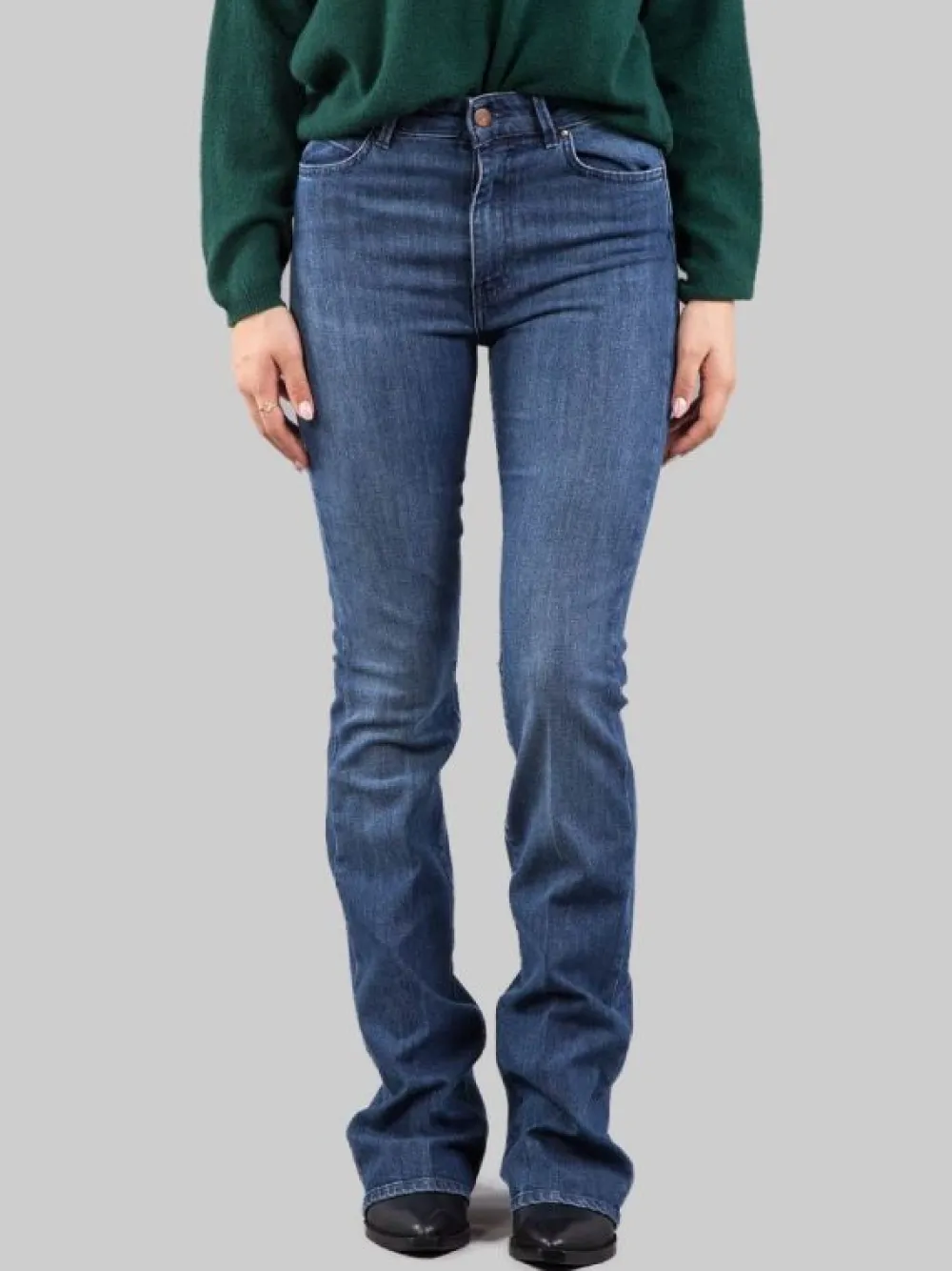 JEANS 5 TASCHE FLARE IN DENIM ELASTICIZZATO SLIM FIT | CIGALA'S Hot