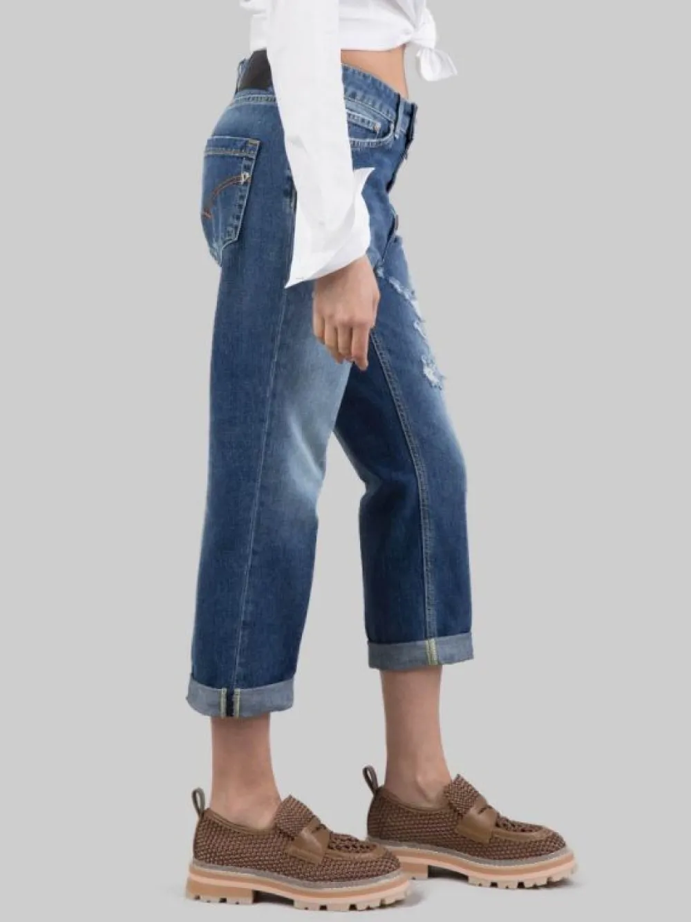 KOONS LOOSE FIT IN COTONE CON BOTTONI GIOIELLO | DONDUP Online
