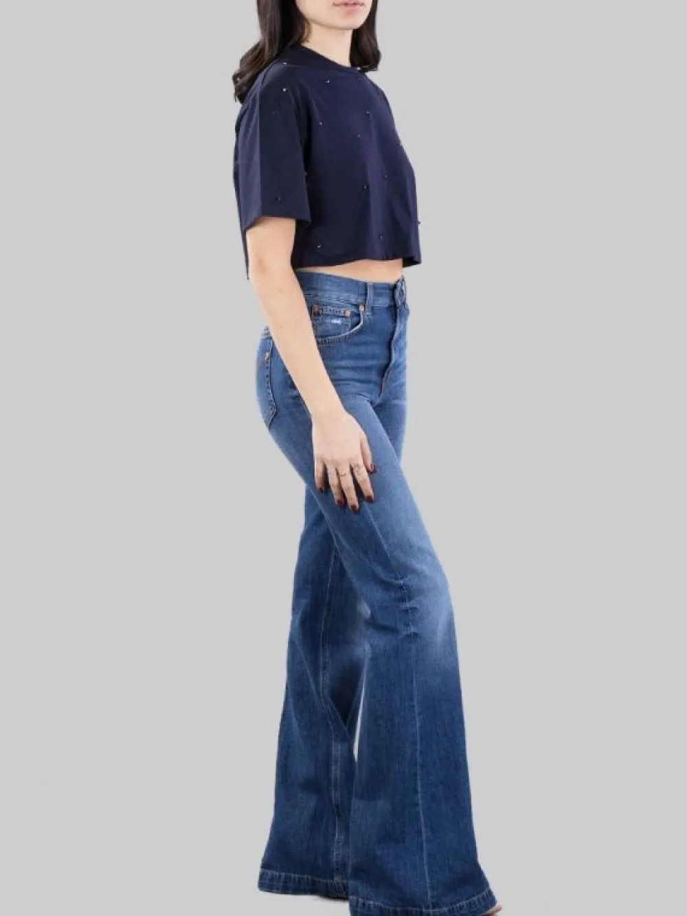 OLIVIA SLIM WIDE LEG FIT | DONDUP Fashion