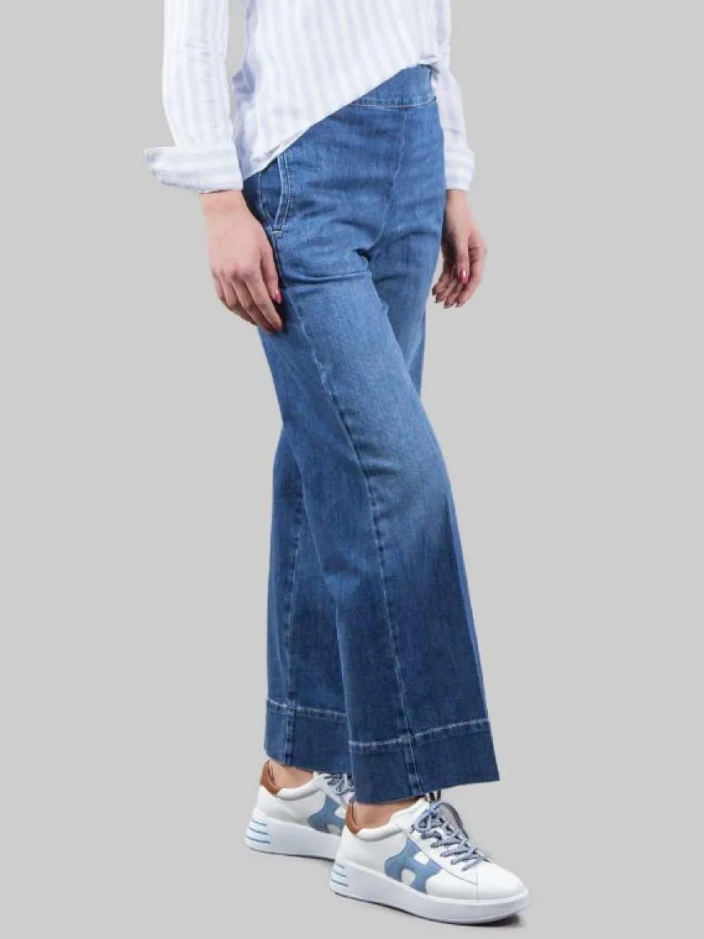 RELAXED IN COTONE ELASTICIZZATO CON ELASTICO IN VITA | CIGALA'S Clearance