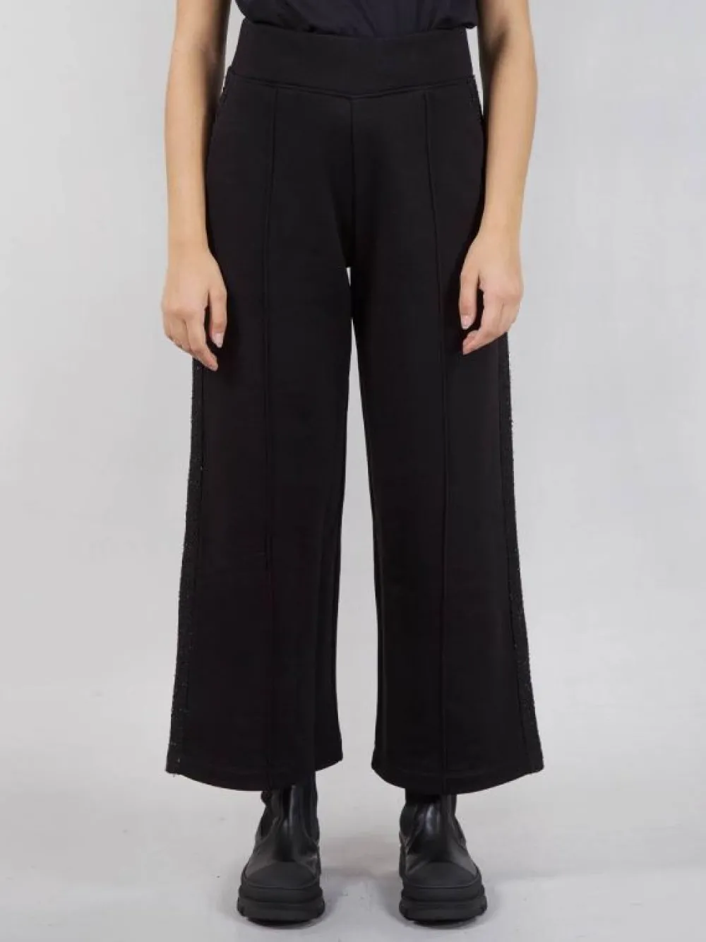 JOGGER CON INSERTO LATERALE IN BOUCLÉ | KARL LAGERFELD Hot