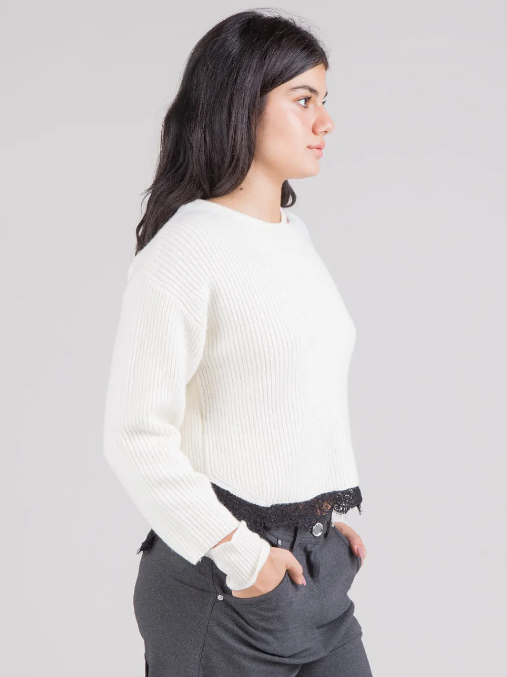 Maglia con pizzo | PINKO Sale